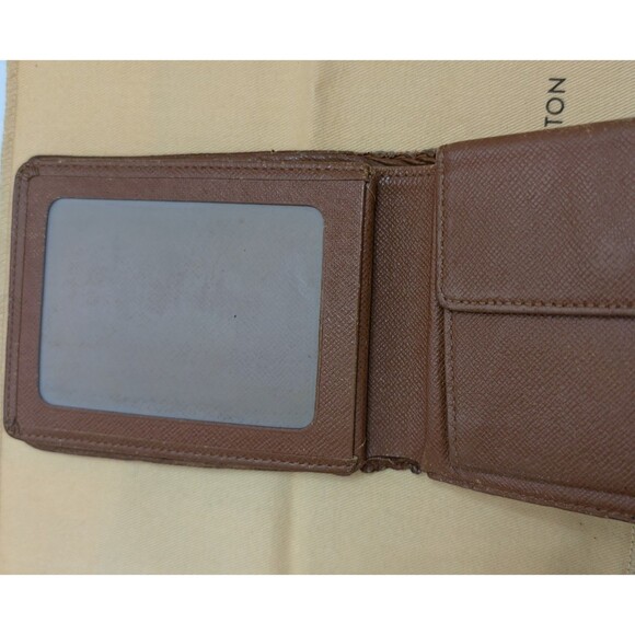 LOUIS VUITTON Monogram Portefeuille Florin Bifold Wallet Pass Case SP1016 Brown - Picture 6 of 9